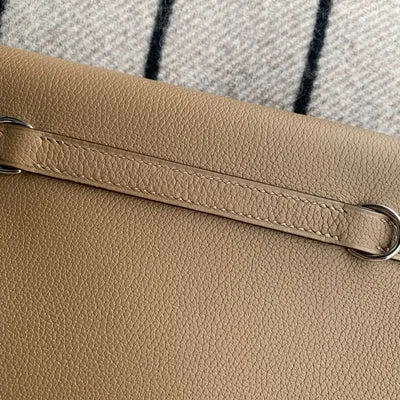 KELLY DANSE EVERCOLOR LEATHER BEIGE DE WEIMAR WITH PALLADIUM HARDWARE (PHW) - 7