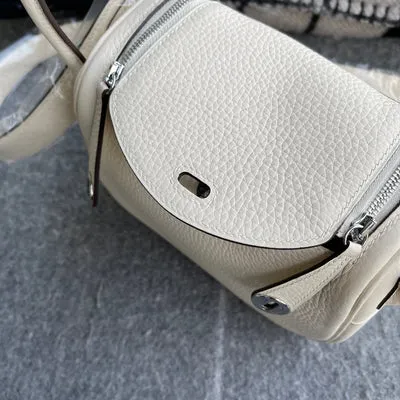 MINI LINDY 20 CLEMENCE LEATHER NATA WITH PALLADIUM HARDWARE (PHW) - 5