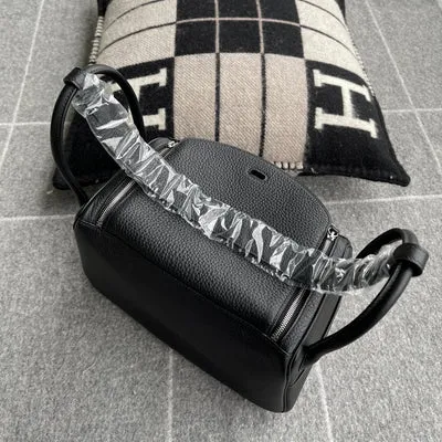 LINDY 26 CLEMENCE LEATHER NOIR (BLACK) WITH PALLADIUM HARDWARE (PHW) - 6