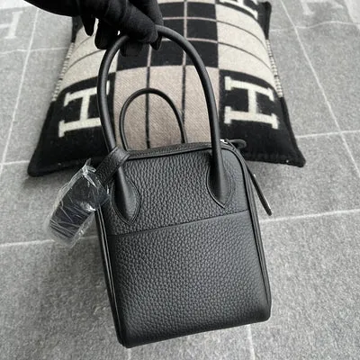 LINDY 26 CLEMENCE LEATHER NOIR (BLACK) WITH PALLADIUM HARDWARE (PHW) - 4