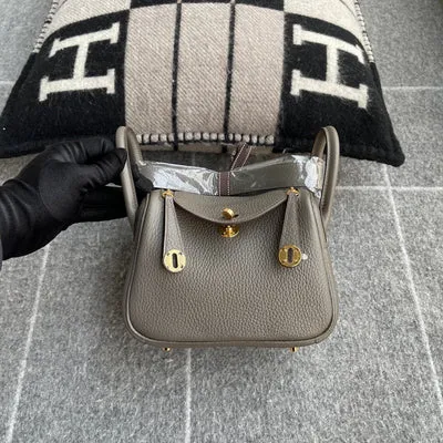 MINI LINDY 20 CLEMENCE LEATHER ETAIN WITH GOLD HARDWARE (GHW) - 1