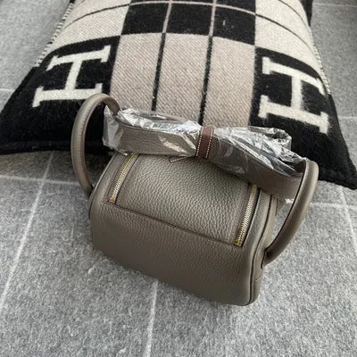 MINI LINDY 20 CLEMENCE LEATHER ETAIN WITH GOLD HARDWARE (GHW) - 5