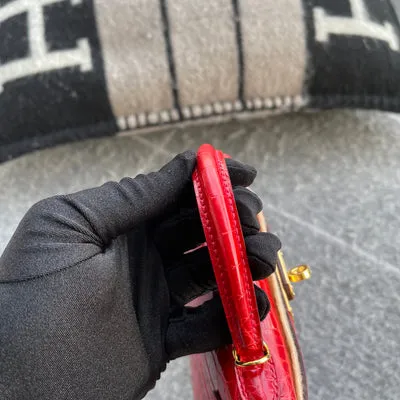 MINI KELLY II (20) SHINY (LISSE) MISSISSIPPIENSIS ALLIGATOR LEATHER BRAISE WITH GOLD HARDWARE (GHW) - 7