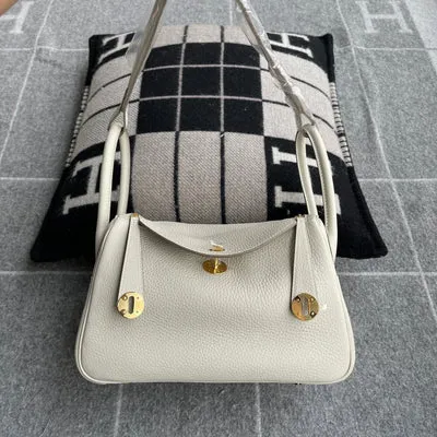 LINDY 26 CLEMENCE LEATHER BETON WITH GOLD HARDWARE (GHW) - 1