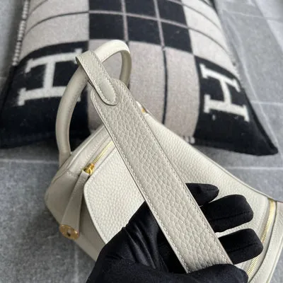LINDY 26 CLEMENCE LEATHER BETON WITH GOLD HARDWARE (GHW) - 6