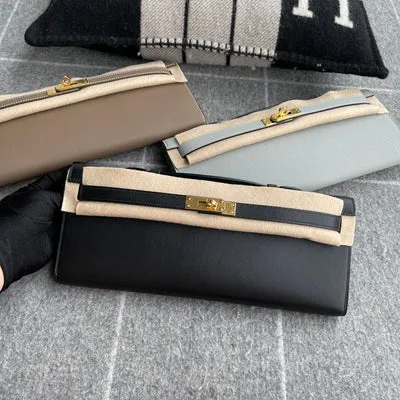 KELLY CUT SWIFT LEATHER NOIR (BLACK) WITH GOLD HARDWARE (GHW)