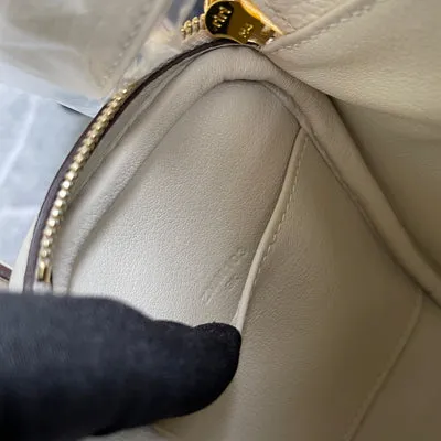 MINI LINDY 20 CLEMENCE LEATHER NATA WITH GOLD HARDWARE (GHW) - 5