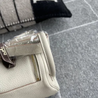 MINI LINDY 20 CLEMENCE LEATHER NATA WITH GOLD HARDWARE (GHW) - 8
