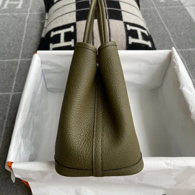 GARDEN PARTY 30 NEGONDA LEATHER OLIVE GREEN WITH PALLADIUM HARDWARE (PHW) - 2