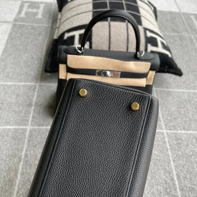 KELLY 28 TOGO LEATHER NOIR (BLACK) WITH GOLD HARDWARE (GHW) - 7