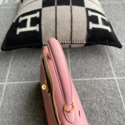 KELLY 25 TOGO LEATHER ROSE CONFETTI WITH GOLD HARDWARE (GHW) - 7
