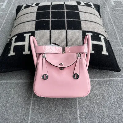 MINI LINDY 20 SWIFT LEATHER ROSE SAKURA WITH PALLADIUM HARDWARE (PHW) - 1