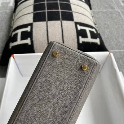 KELLY 25 TOGO LEATHER ETAIN WITH GOLD HARDWARE (GHW) - 7