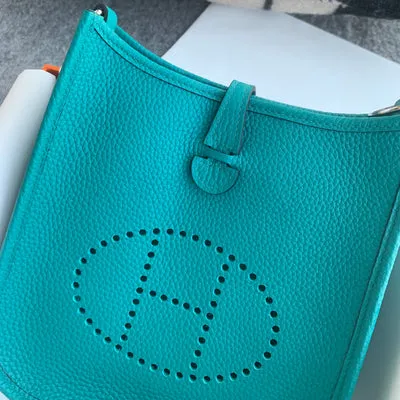 MINI EVELYNE (TPM) CLEMENCE LEATHER BLEU PAON WITH PALLADIUM HARDWARE (PHW) - 3