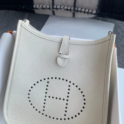 MINI EVELYNE (TPM) CLEMENCE LEATHER CRAIE WITH PALLADIUM HARDWARE (PHW) - 4
