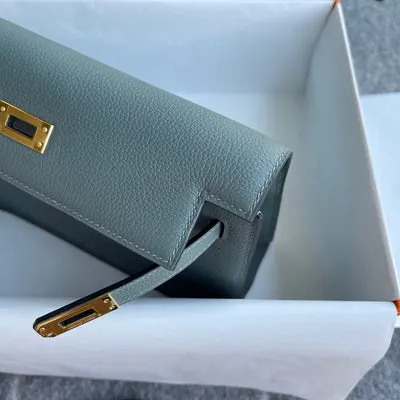 KELLY DANSE EVERCOLOR LEATHER VERT AMANDE WITH GOLD HARDWARE (GHW) - 6
