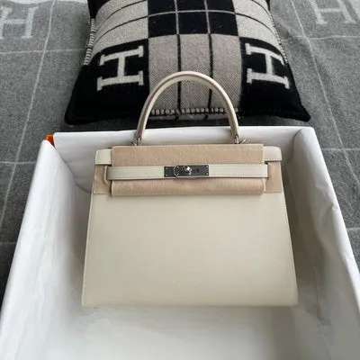 KELLY 28 EPSOM LEATHER CRAIE WITH PALLADIUM HARDWARE (PHW) - 1
