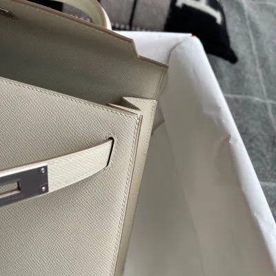 KELLY 28 EPSOM LEATHER CRAIE WITH PALLADIUM HARDWARE (PHW) - 5