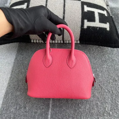 MINI BOLIDE CHEVRE LEATHER ROSE LIPSTICK WITH PALLADIUM HARDWARE (PHW)