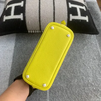 MINI BOLIDE CHEVRE LEATHER LIME WITH PALLADIUM HARDWARE (PHW) - 6
