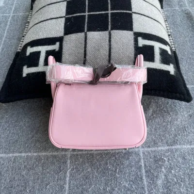 MINI LINDY 20 SWIFT LEATHER ROSE SAKURA WITH PALLADIUM HARDWARE (PHW) - 3