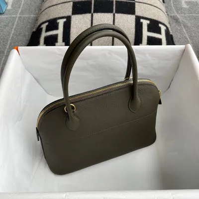 BOLIDE 27 EPSOM LEATHER VERT DE GRIS WITH GOLD HARDWARE (GHW) - 5