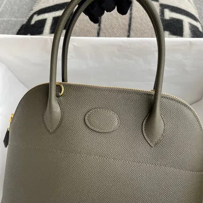 BOLIDE 27 EPSOM LEATHER VERT DE GRIS WITH GOLD HARDWARE (GHW) - 4