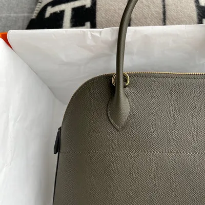 BOLIDE 27 EPSOM LEATHER VERT DE GRIS WITH GOLD HARDWARE (GHW) - 6