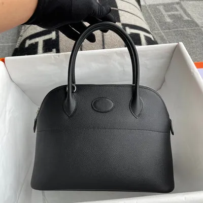 BOLIDE 27 EPSOM LEATHER NOIR (BLACK) WITH PALLADIUM HARDWARE (PHW) - 3