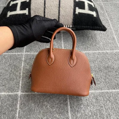 MINI BOLIDE CHEVRE LEATHER GOLD WITH GOLD HARDWARE (GHW)