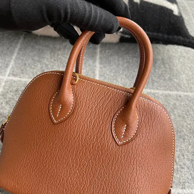 MINI BOLIDE CHEVRE LEATHER GOLD WITH GOLD HARDWARE (GHW) - 3