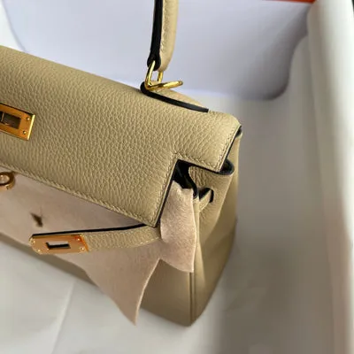 KELLY 25 TOGO LEATHER TRENCH WITH GOLD HARDWARE (GHW) - 5