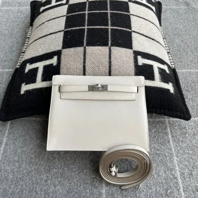 KELLY DANSE EVERCOLOR LEATHER BLANC WITH PALLADIUM HARDWARE (PHW) - 1