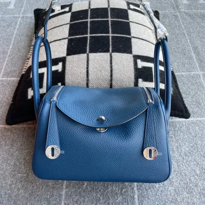LINDY 26 CLEMENCE LEATHER BLEU PARIS WITH PALLADIUM HARDWARE (PHW) - 2