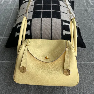 LINDY 26 CLEMENCE LEATHER JAUNE POUSSIN WITH GOLD HARDWARE (GHW) - 3