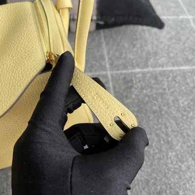 LINDY 26 CLEMENCE LEATHER JAUNE POUSSIN WITH GOLD HARDWARE (GHW) - 6