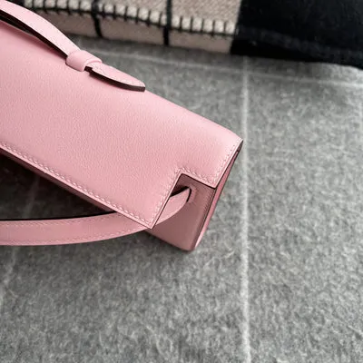KELLY CUT SWIFT LEATHER ROSE SAKURA WITH PALLADIUM HARDWARE (PHW) - 7