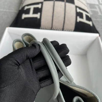 GARDEN PARTY 30 NEGONDA LEATHER VERT AMANDE WITH PALLADIUM HARDWARE (PHW) - 4
