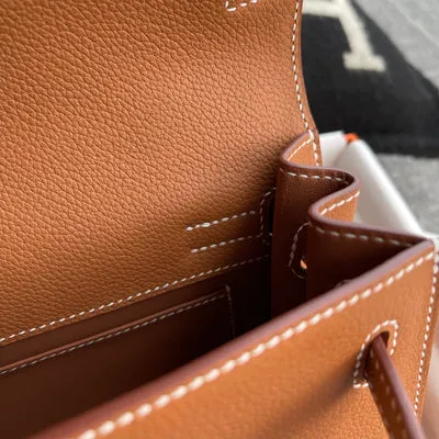 KELLY DANSE EVERCOLOR LEATHER GOLD WITH PALLADIUM HARDWARE (PHW) - 8