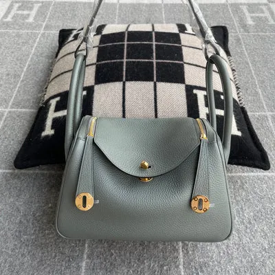 LINDY 26 CLEMENCE LEATHER VERT AMANDE WITH GOLD HARDWARE (GHW) - 1