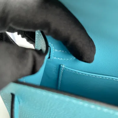 MINI KELLY II (20) EPSOM LEATHER BLEU PAON WITH GOLD HARDWARE (GHW) - 4