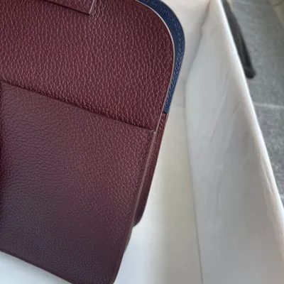 HALZAN 25 CLEMENCE LEATHER ROUGE SELLIER WITH PALLADIUM HARDWARE (PHW) - 8