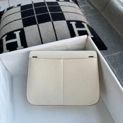 HALZAN 25 CLEMENCE LEATHER NATA & BISCUIT WITH PALLADIUM HARDWARE (PHW) - 4