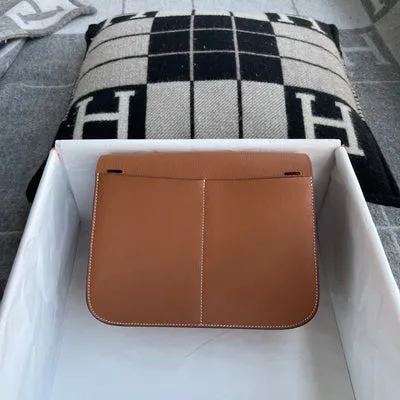HALZAN 25 CLEMENCE LEATHER GOLD WITH GOLD HARDWARE (GHW) - 5