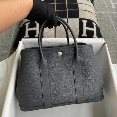 GARDEN PARTY 30 NEGONDA LEATHER ETAIN WITH PALLADIUM HARDWARE (PHW)