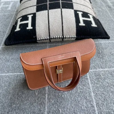 HALZAN 25 CLEMENCE LEATHER GOLD WITH GOLD HARDWARE (GHW) - 4