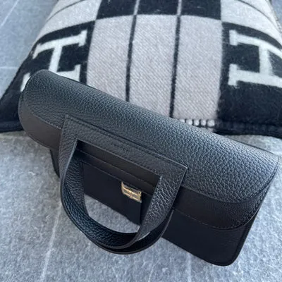 HALZAN 25 CLEMENCE LEATHER NOIR (BLACK) WITH PALLADIUM HARDWARE (PHW) - 3