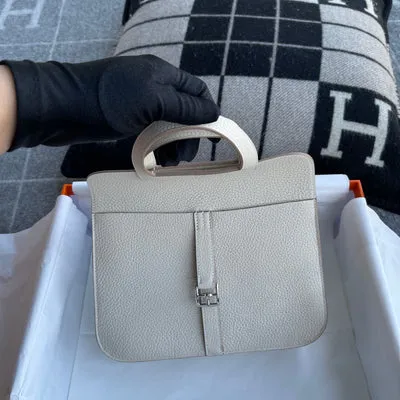 HALZAN 25 CLEMENCE LEATHER CRAIE WITH PALLADIUM HARDWARE (PHW)