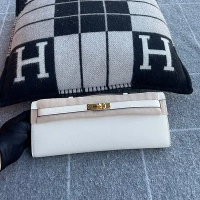 KELLY CUT EPSOM LEATHER CRAIE WITH GOLD HARDWARE (GHW)
