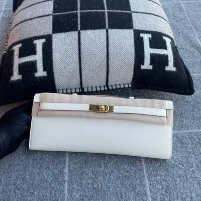 KELLY CUT EPSOM LEATHER CRAIE WITH GOLD HARDWARE (GHW)